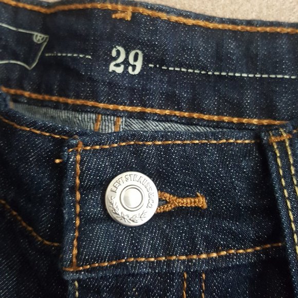 Women's Levi's Shorts Jeans Size 29 Blue - Picture 4 of 6